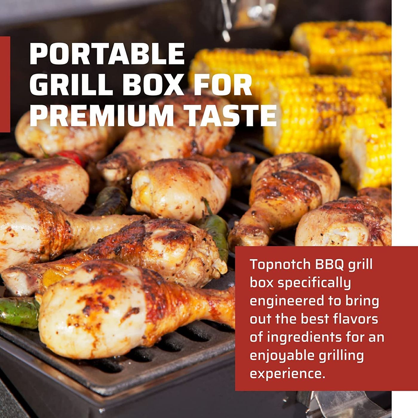 Deluxe BBQ Grill Box , Double